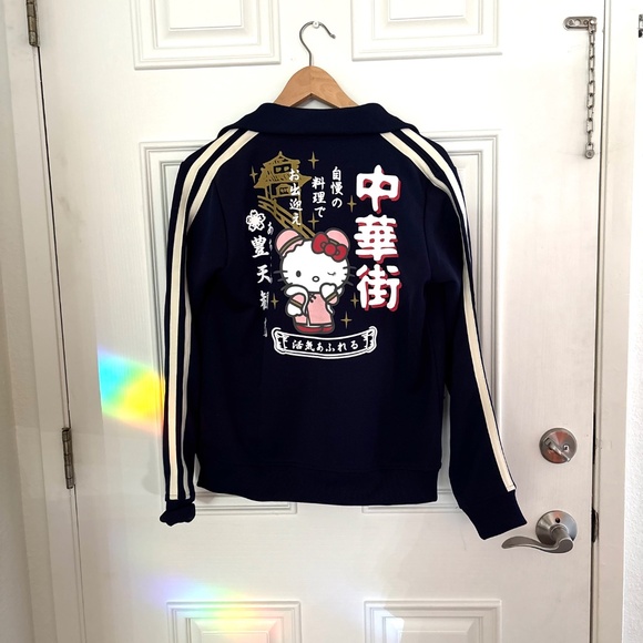 From Harajuku, Tokyo Japan, RARE Vintage 2005 Hello Kitty track style zip Jacket - Picture 4 of 8
